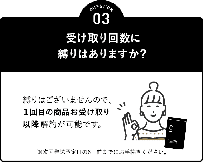 受け取り回数に縛りはありますか?