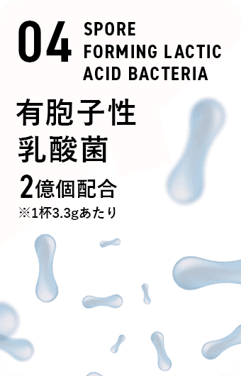 有胞子性乳酸菌2億個配合
