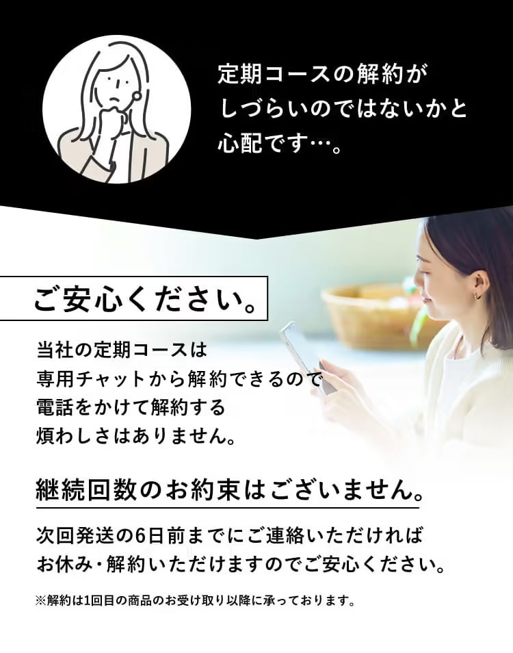 定期コース解約